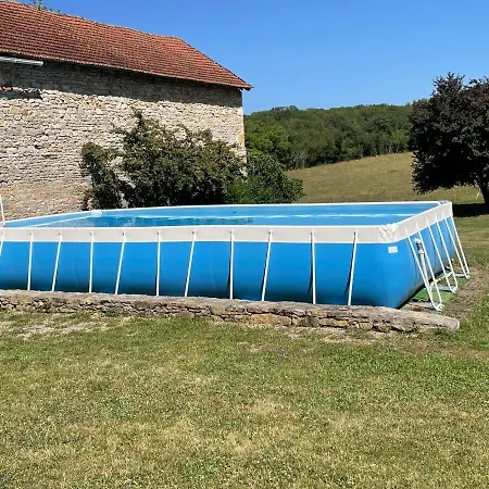 بيت للعطل Entre Lot Et Aveyron Piscine Villeneuve-dʼAveyron