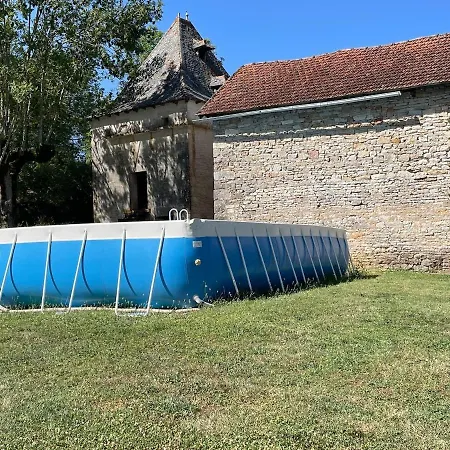 بيت للعطل Entre Lot Et Aveyron Piscine *